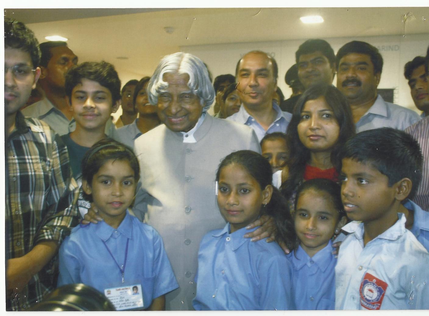 Sakshi Children with President APJ Abdul Kalam